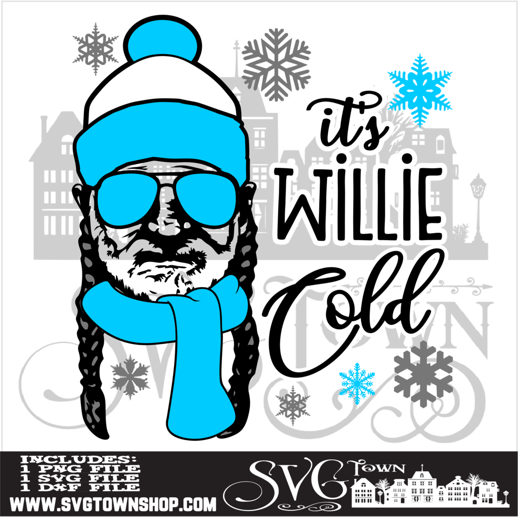 It's Willie Cold- Svg Design Silhouette, Cricut Or Clipart (1024x1023), Png Download