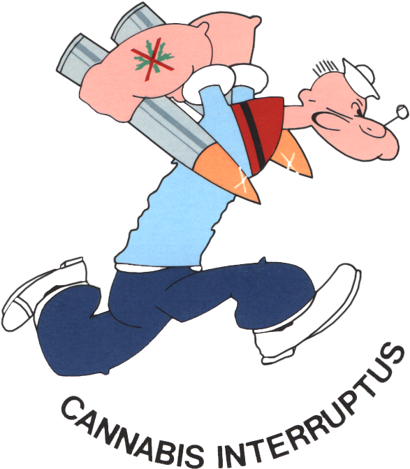 Cannabis Interruptus Clipart (732x738), Png Download