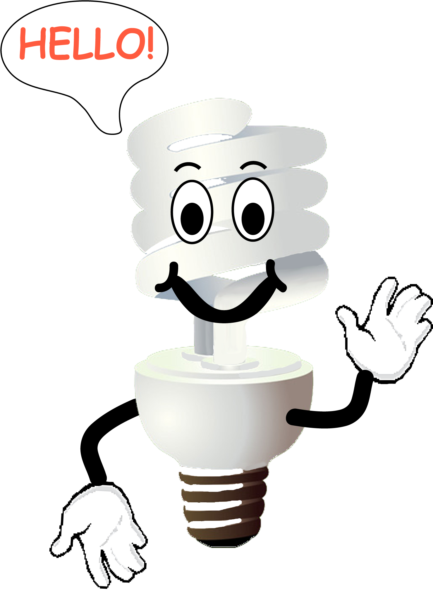 Bulb Drawing Animated Clipart (1530x2078), Png Download