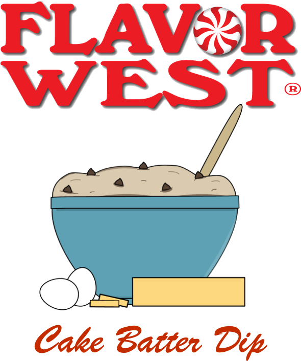 Cake Batter Dip By Flavor West Clipart Full Size Clipart (2849600