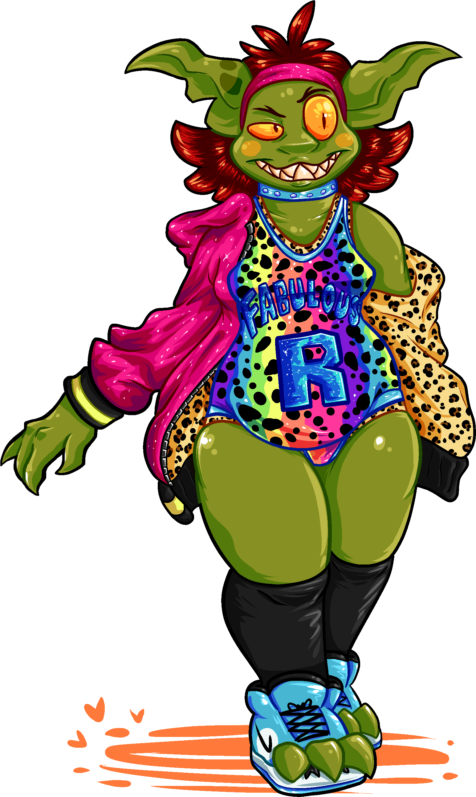 Inspired By Carmella's Lisa Frank Outfit From Wwe, Clipart (1651x2671), Png Download