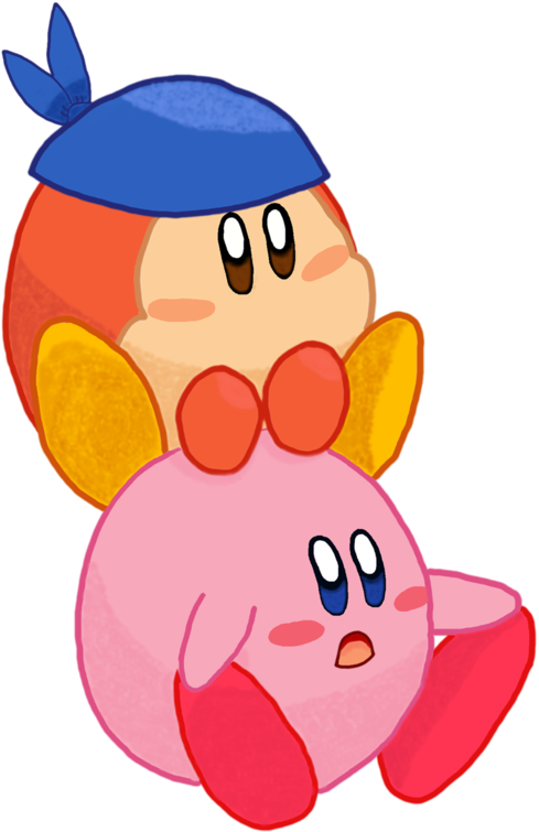 Kirby & Bandana Dee Clipart (547x800), Png Download