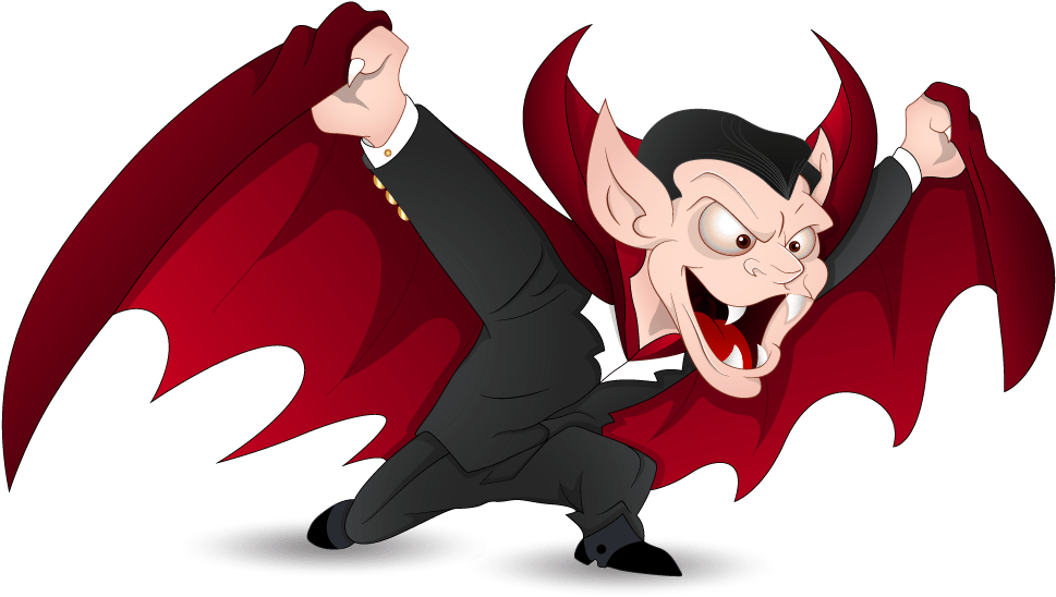 Free Png Download Red Halloween Vampire Png Images Clipart (850x496), Png Download
