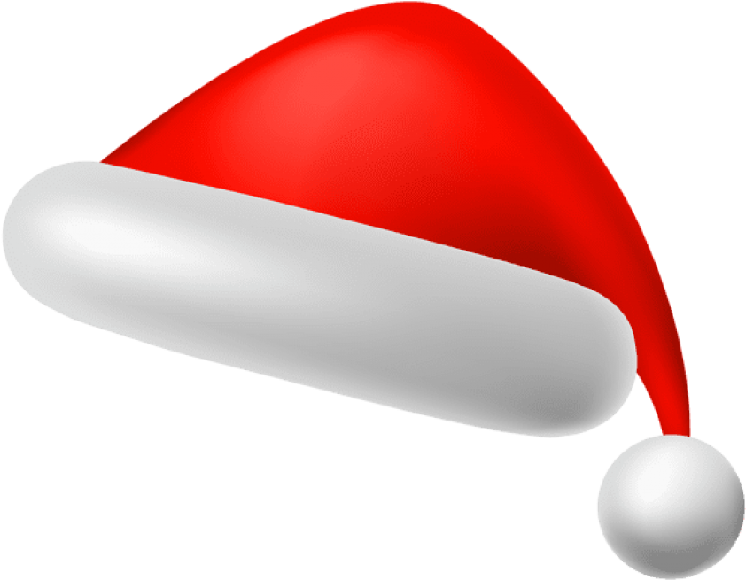 Free Png Christmas Hat Png Clipart (850x662), Png Download