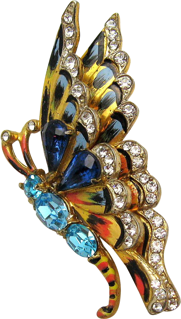 Rare Corocraft Sterling Rhinestone Clipart (1067x1067), Png Download