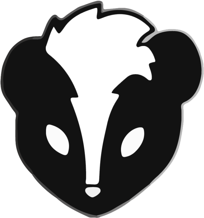Lskunk Head White Clipart (768x768), Png Download