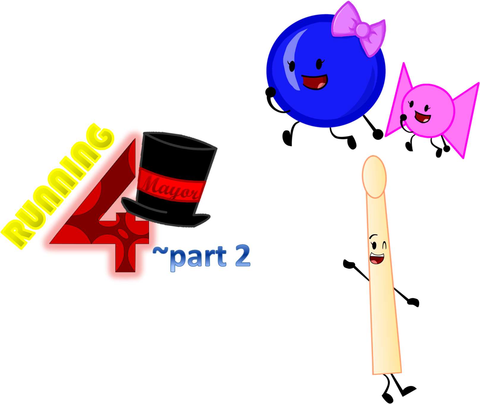 Running For Mayor ~part Clipart (1635x1373), Png Download