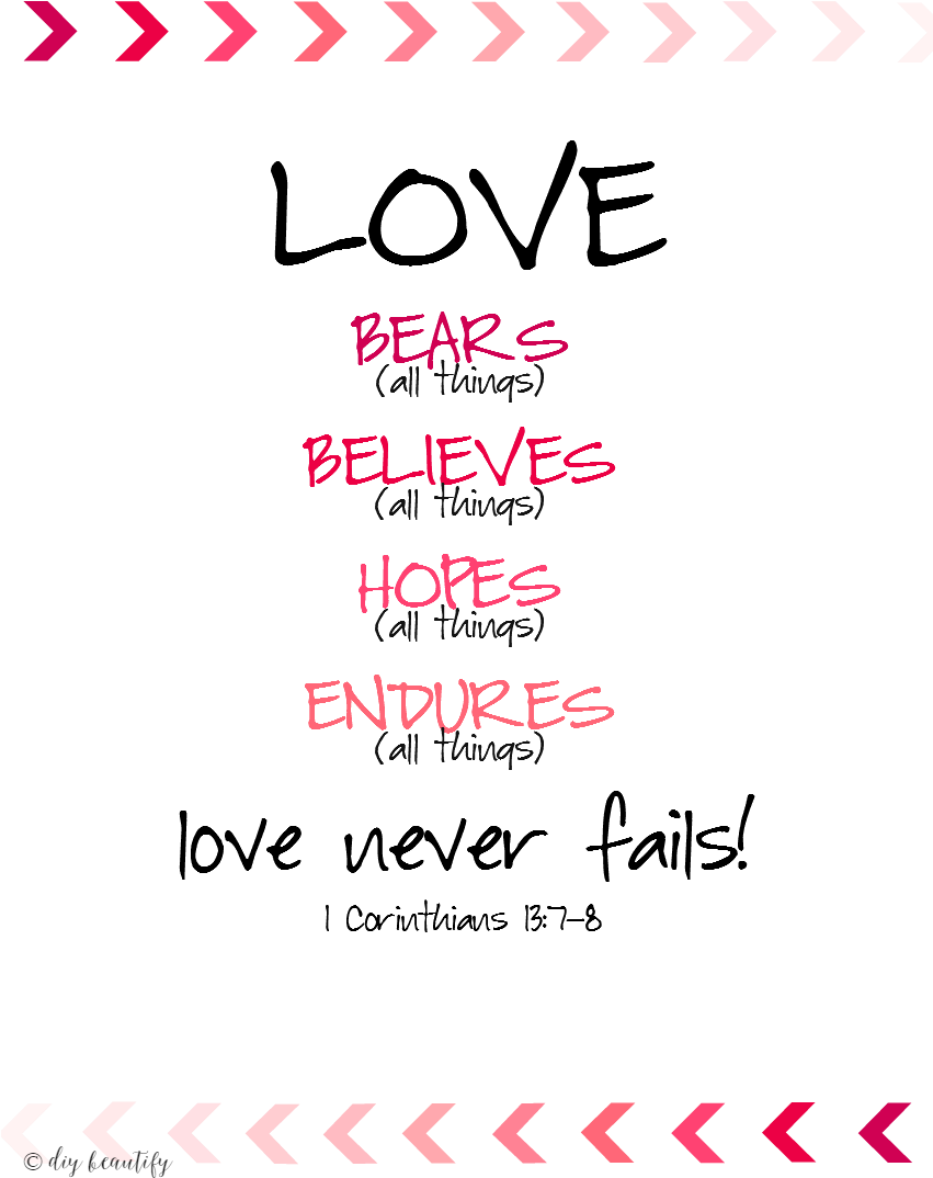 Add This Beautiful Love-themed Printable To Your Home Clipart (850x1100), Png Download