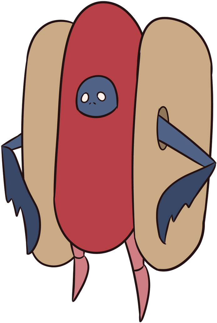 @teamcherrygames Hot Dogrim And Tofu Defender A Terrible Clipart (960x1200), Png Download