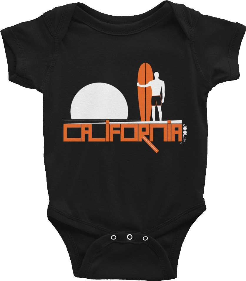 California Surf Silence Baby Onesie Clipart (1000x1000), Png Download