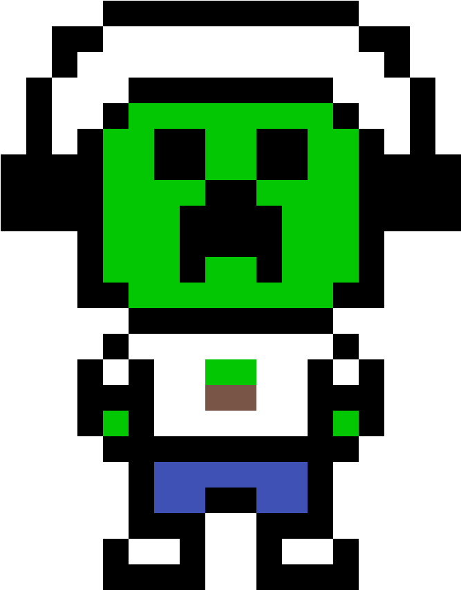 Creeper Gamer Clipart (1184x1184), Png Download