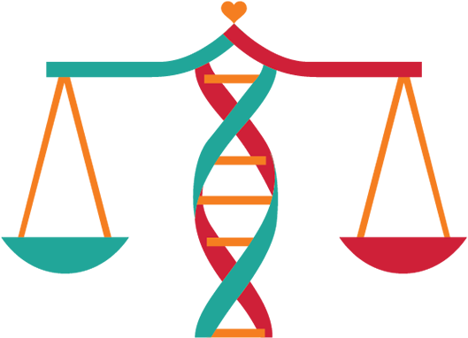 Dna Scales Of Justice Clipart (800x403), Png Download
