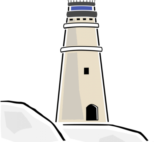 Beacon Clipart Lighthouse Outline - Png Download (640x480), Png Download