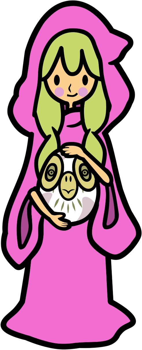 Eglantine Rhythm Heaven Clipart (492x1208), Png Download