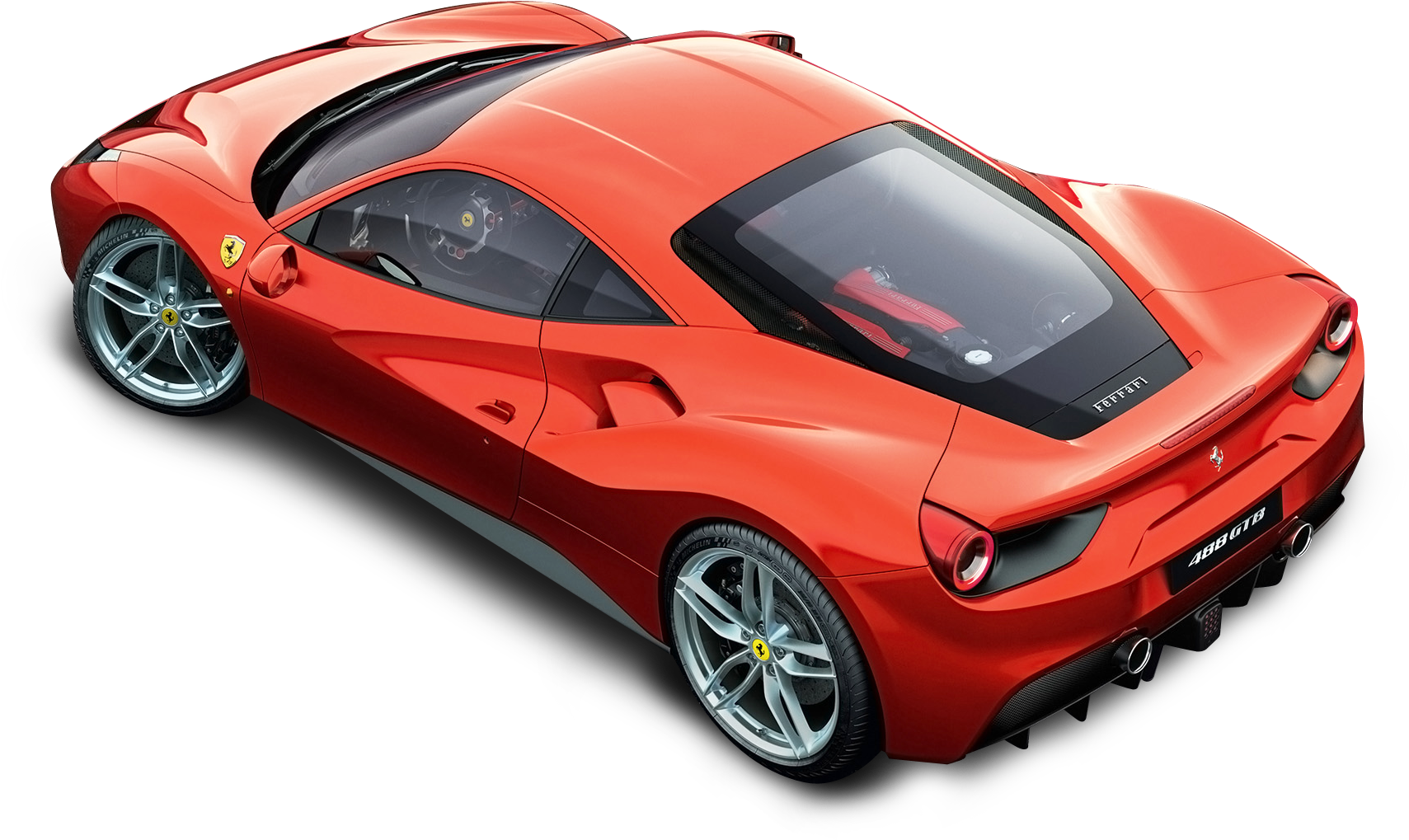 Red Ferrari Top Clipart (1738x1137), Png Download