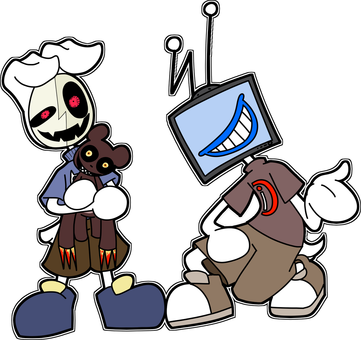 One Likes Cars And Anime And The Other Likes Deadly Clipart (1200x1131), Png Download