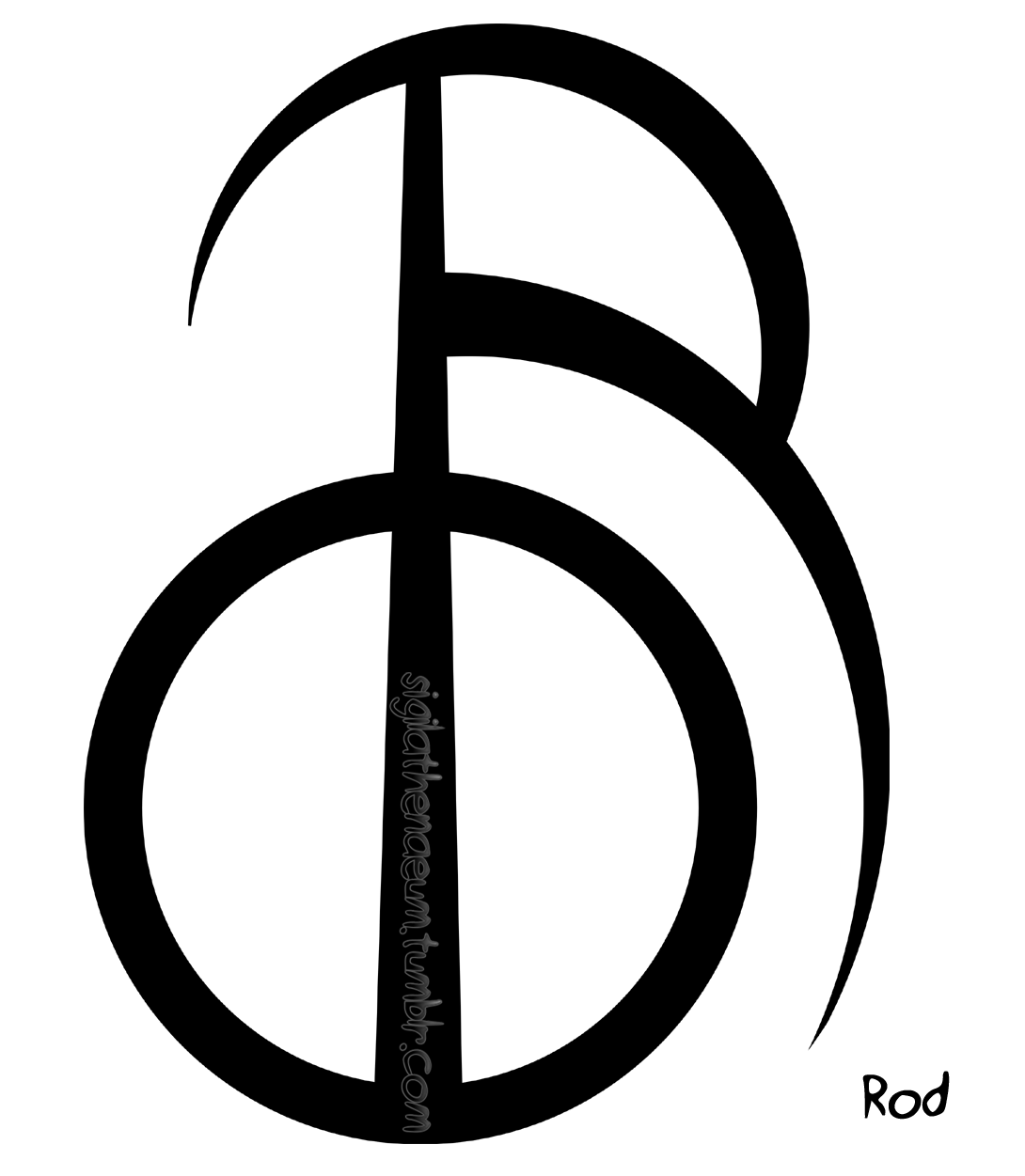 “rod” Name Sigil @optimyistic Sigil Masterlist / Ko-fi Clipart (1250x1250), Png Download