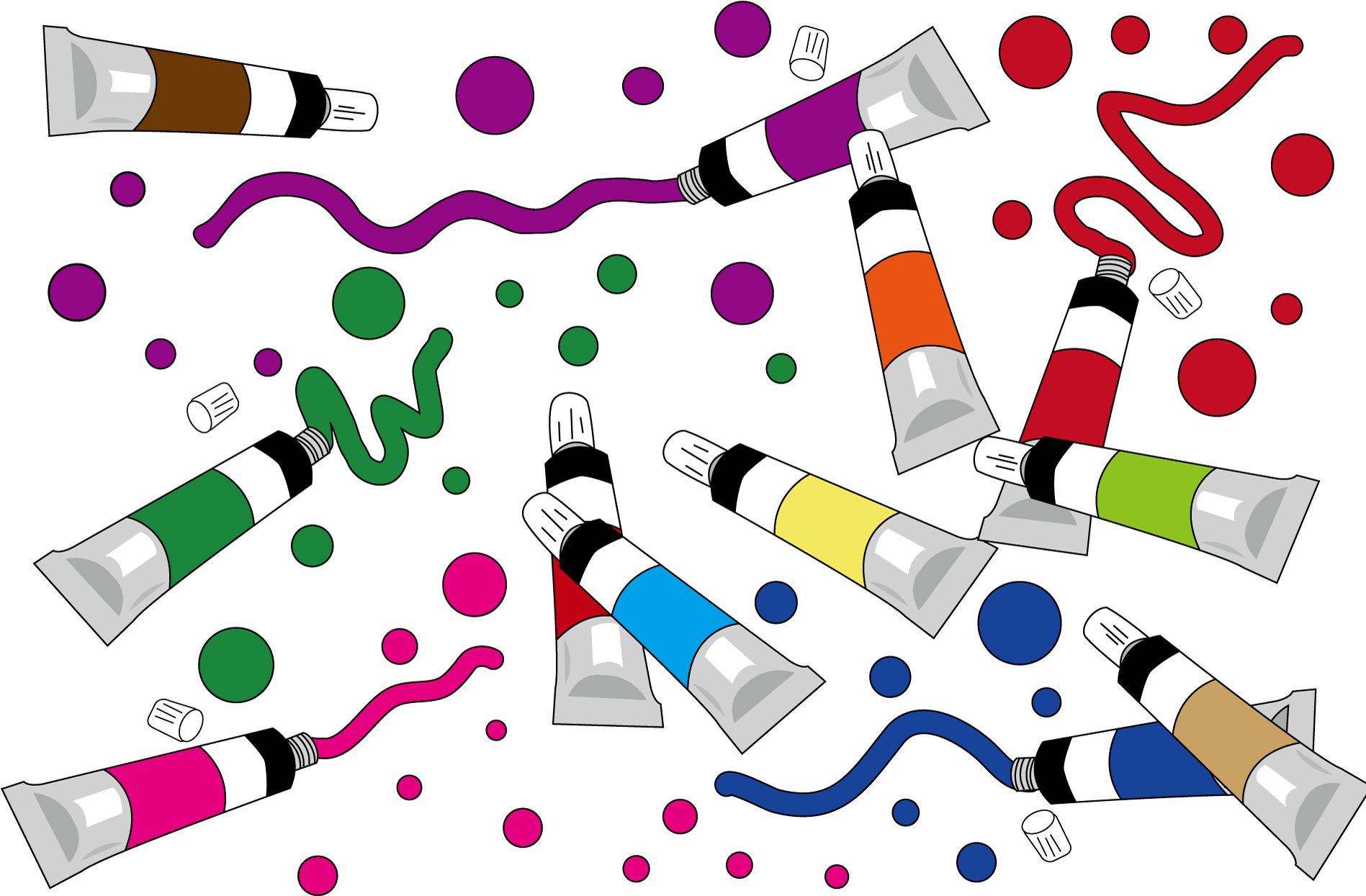 Watercolor Distemper Oil Clipart (1920x1357), Png Download