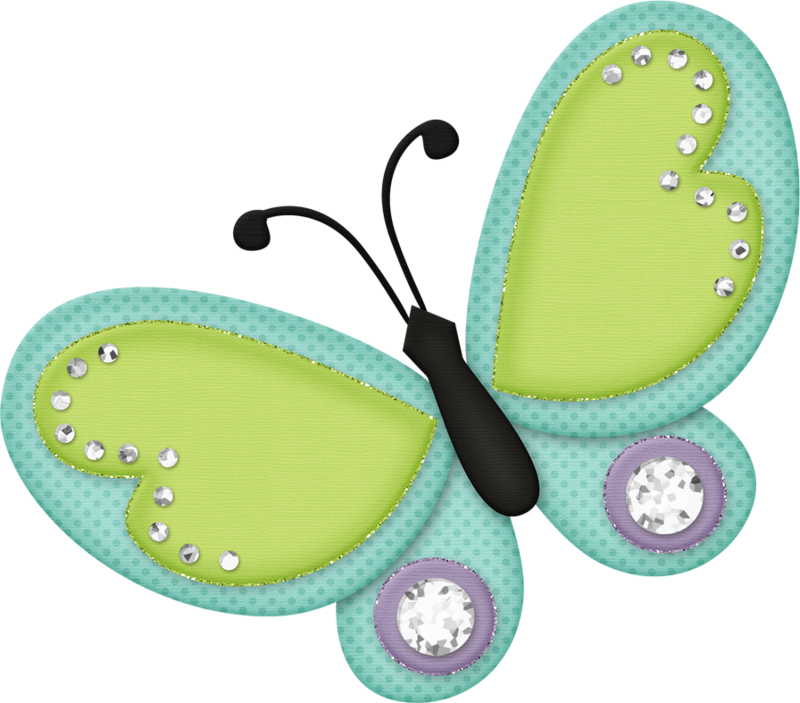 Butterfly Clip Art, Album, Paper Crafts, Little Girls, - Png Download (800x703), Png Download
