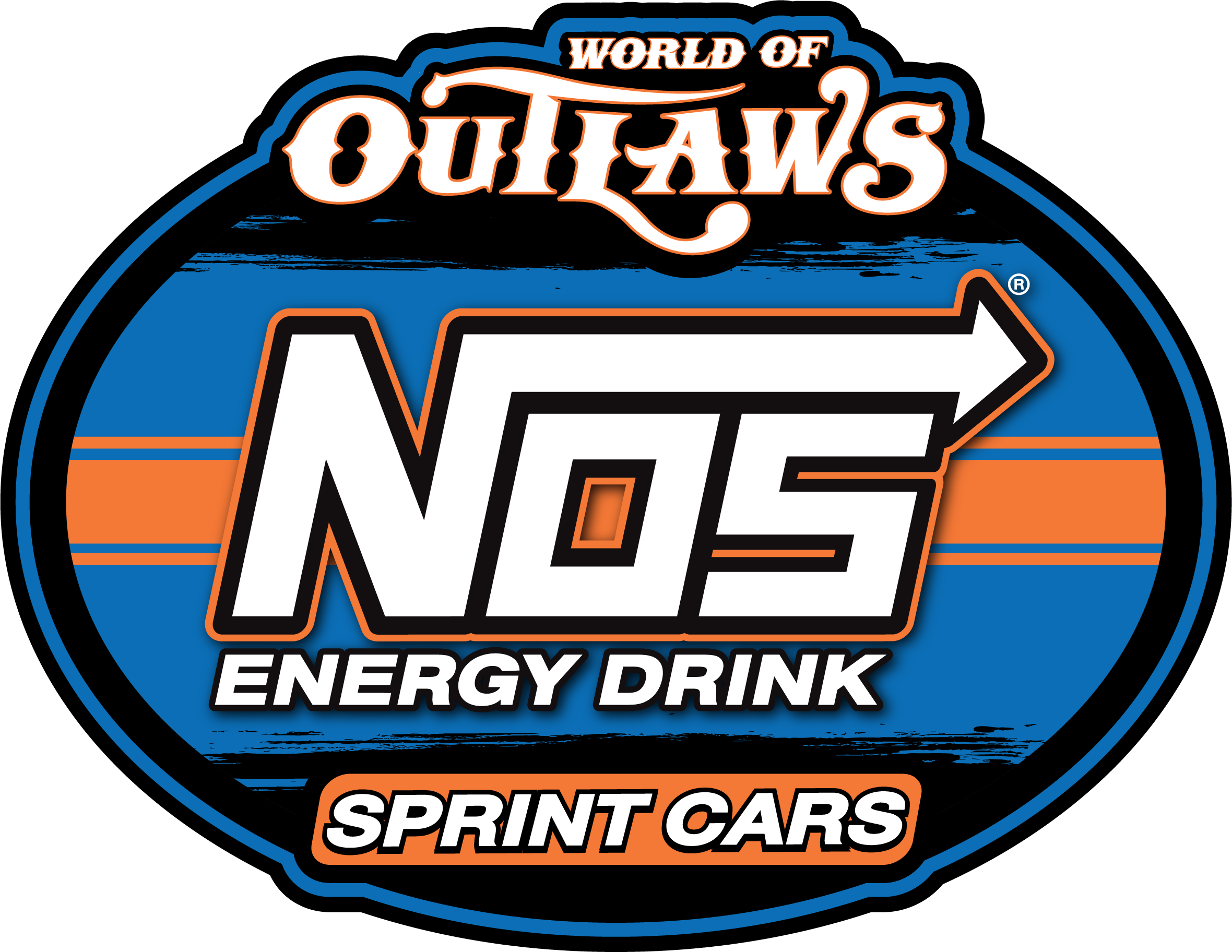 2019 World Of Outlaws Nos Energy Drink Sprint Car Series Clipart (2360x1824), Png Download