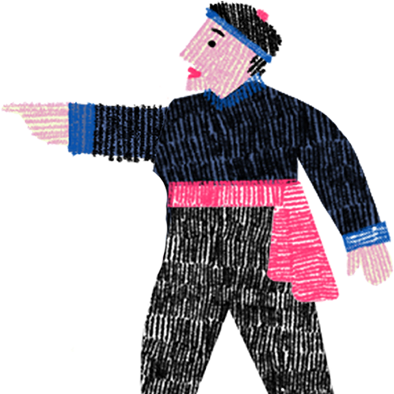 Joe Bee Xiong Pointing Clipart (608x608), Png Download