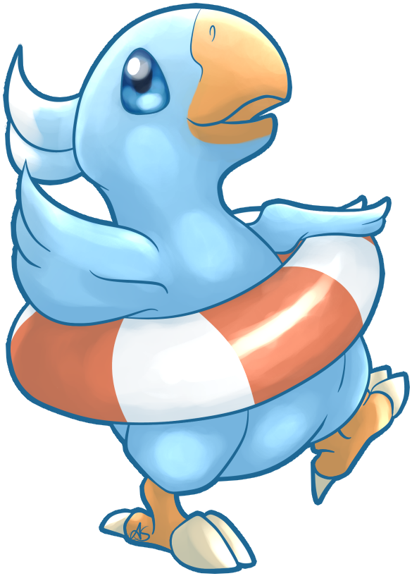 “castaway Chocobo Chick Minion From Final Fantasy Xiv Clipart (750x932), Png Download