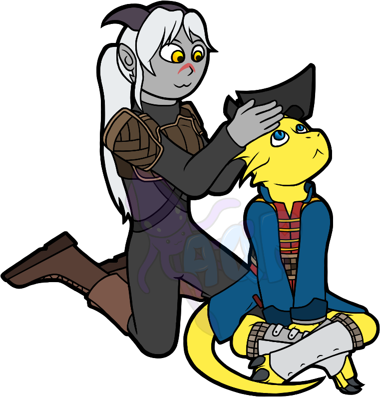 The Party's Bard Adopted A Kobold Clipart (992x938), Png Download