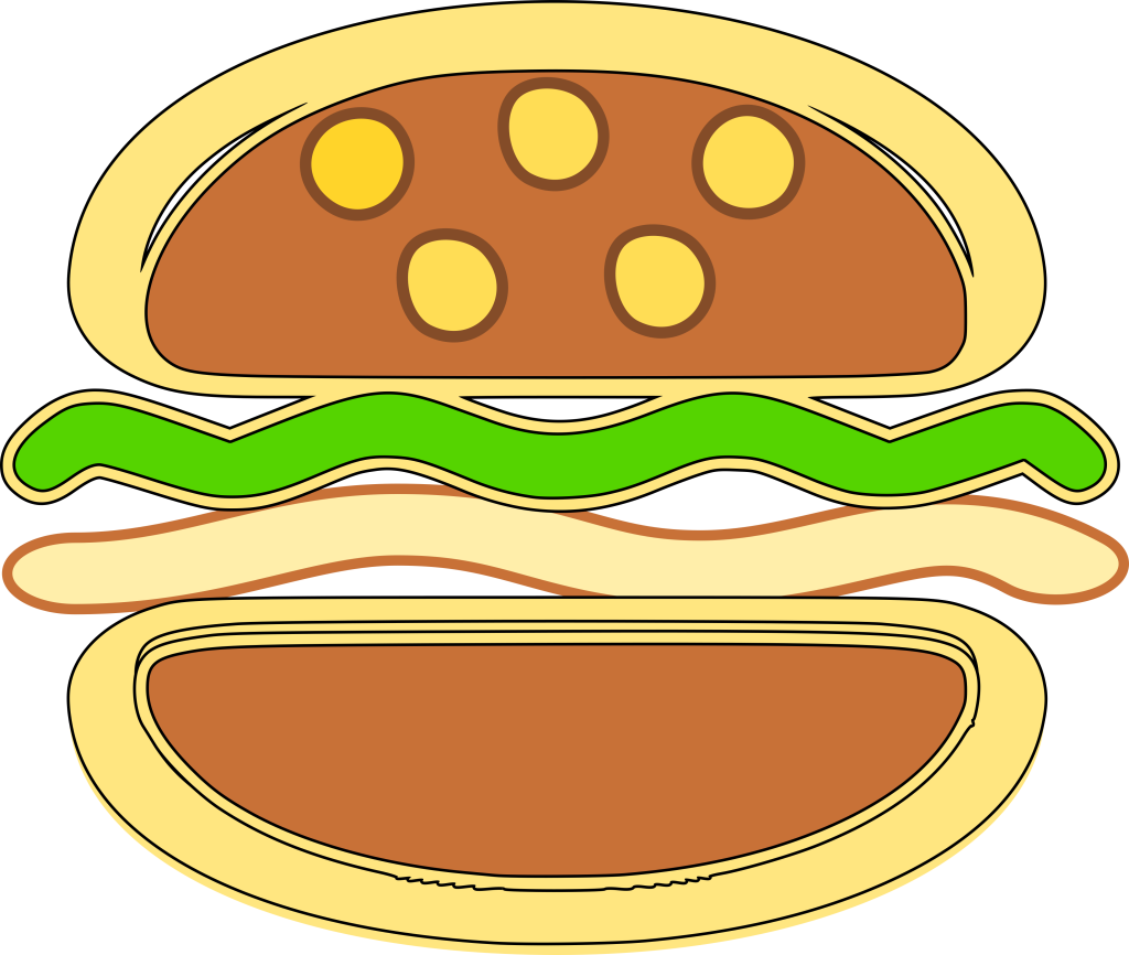 Burger Clipart Icon Picture - Png Download (1024x866), Png Download
