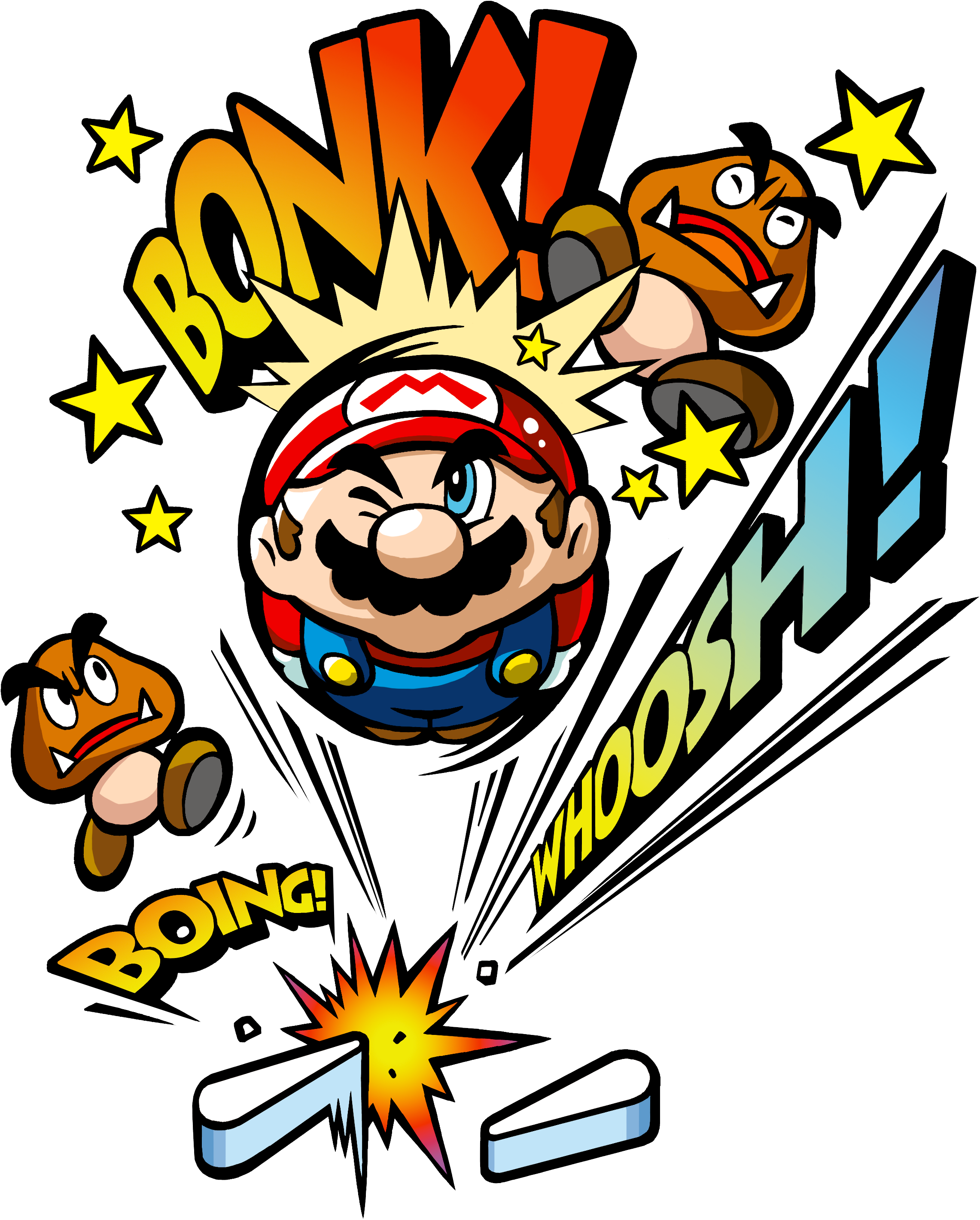 Mario Pinball Land Render Clipart (2381x3008), Png Download