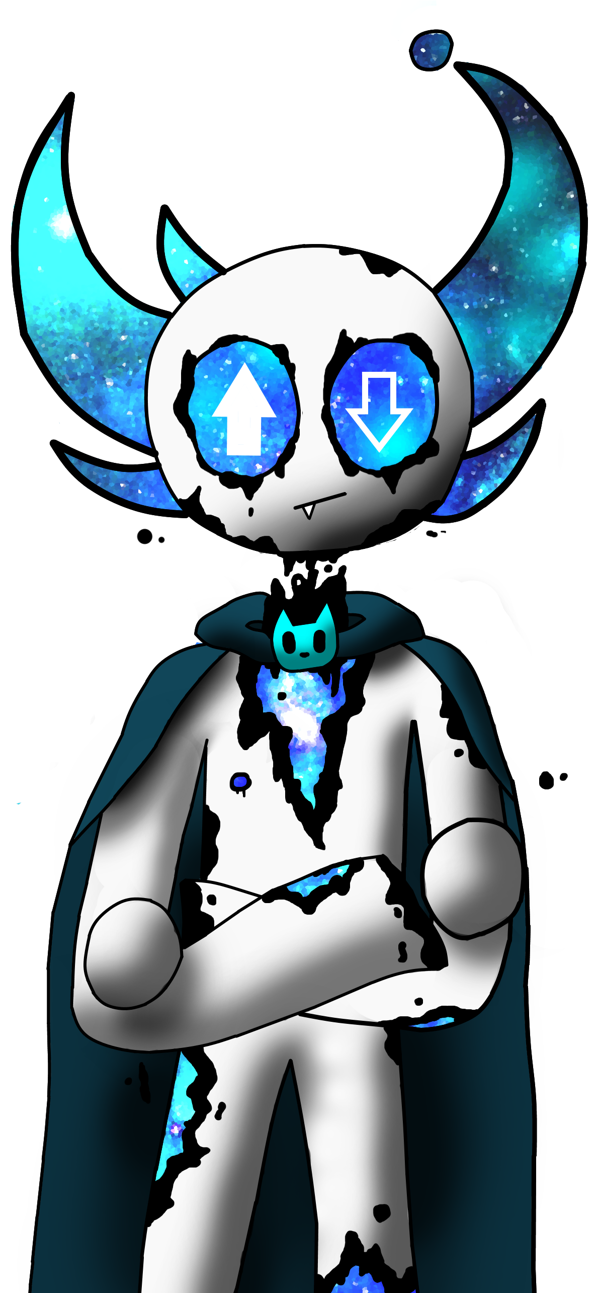 Brightdemon Arms Crossed Clipart (1836x2569), Png Download