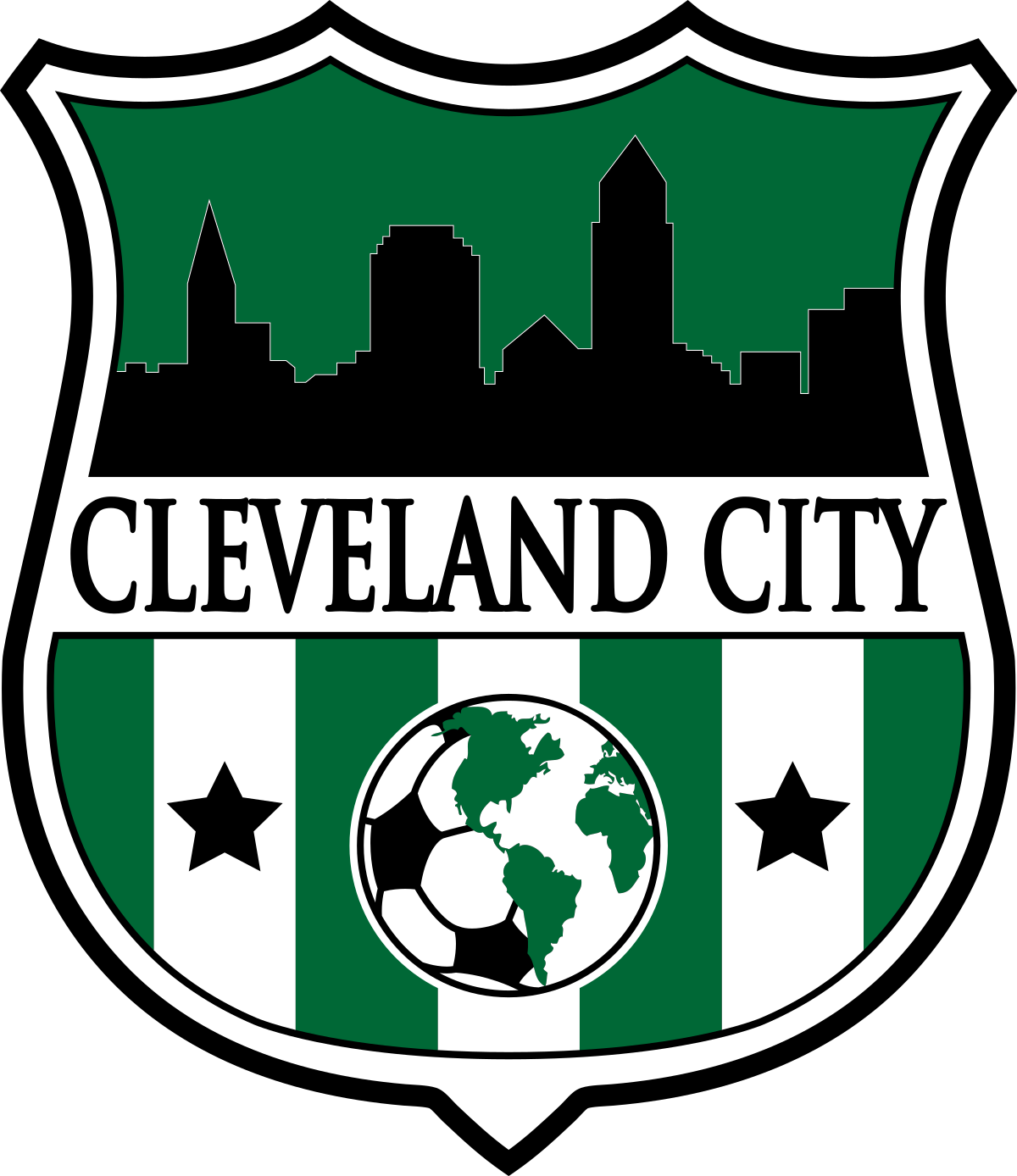 Cleveland City Stars Clipart (1200x1388), Png Download