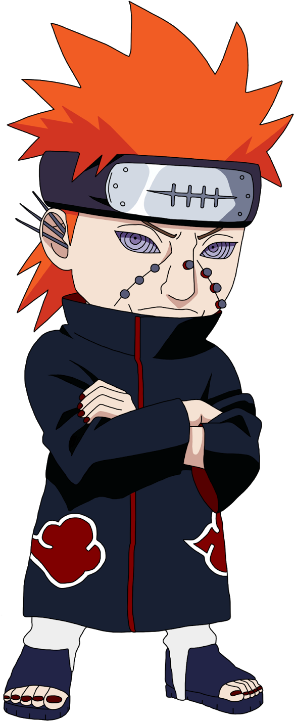 Naruto Pain Clipart Pein - Png Download (1143x1600), Png Download