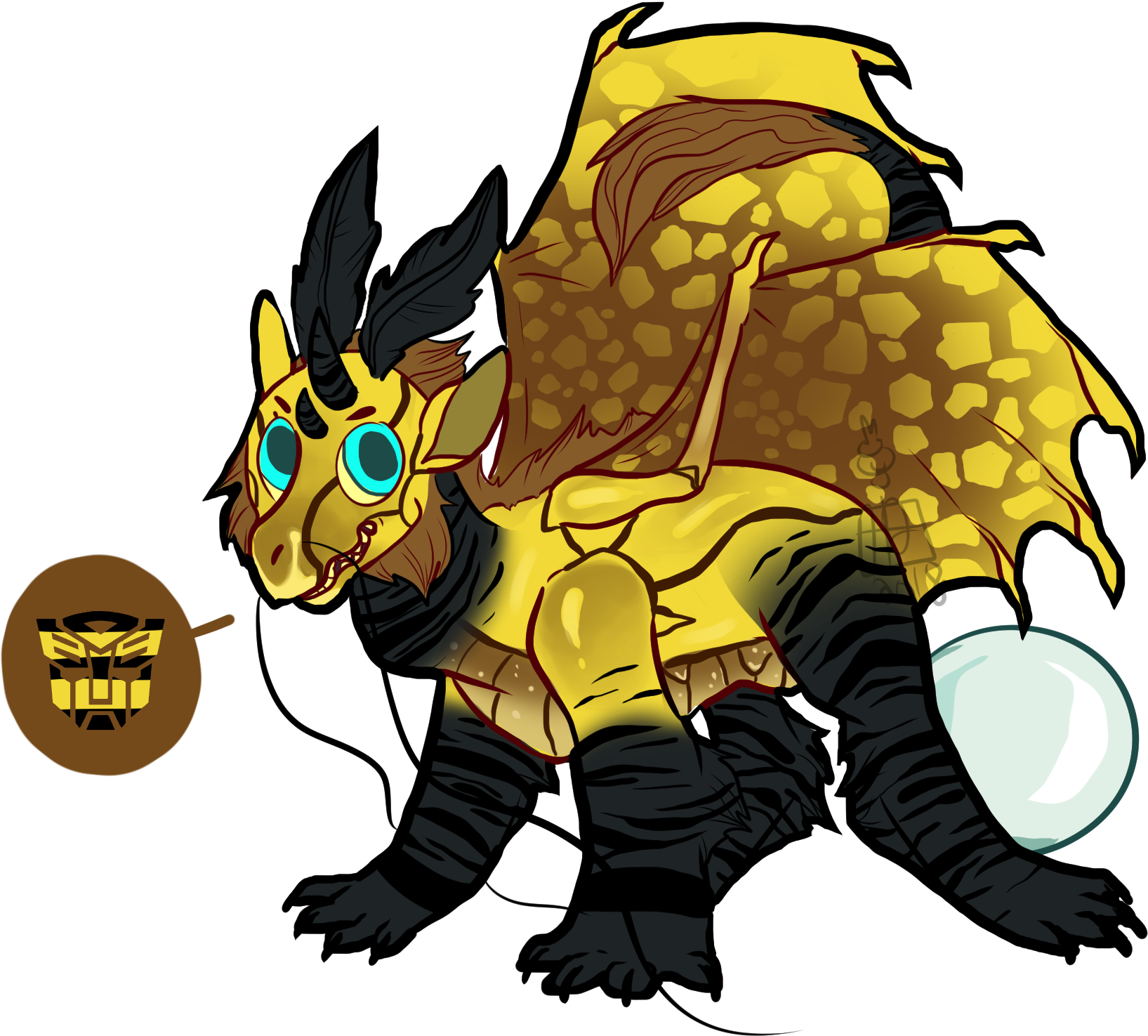 Bumblebee Clipart (1827x1596), Png Download