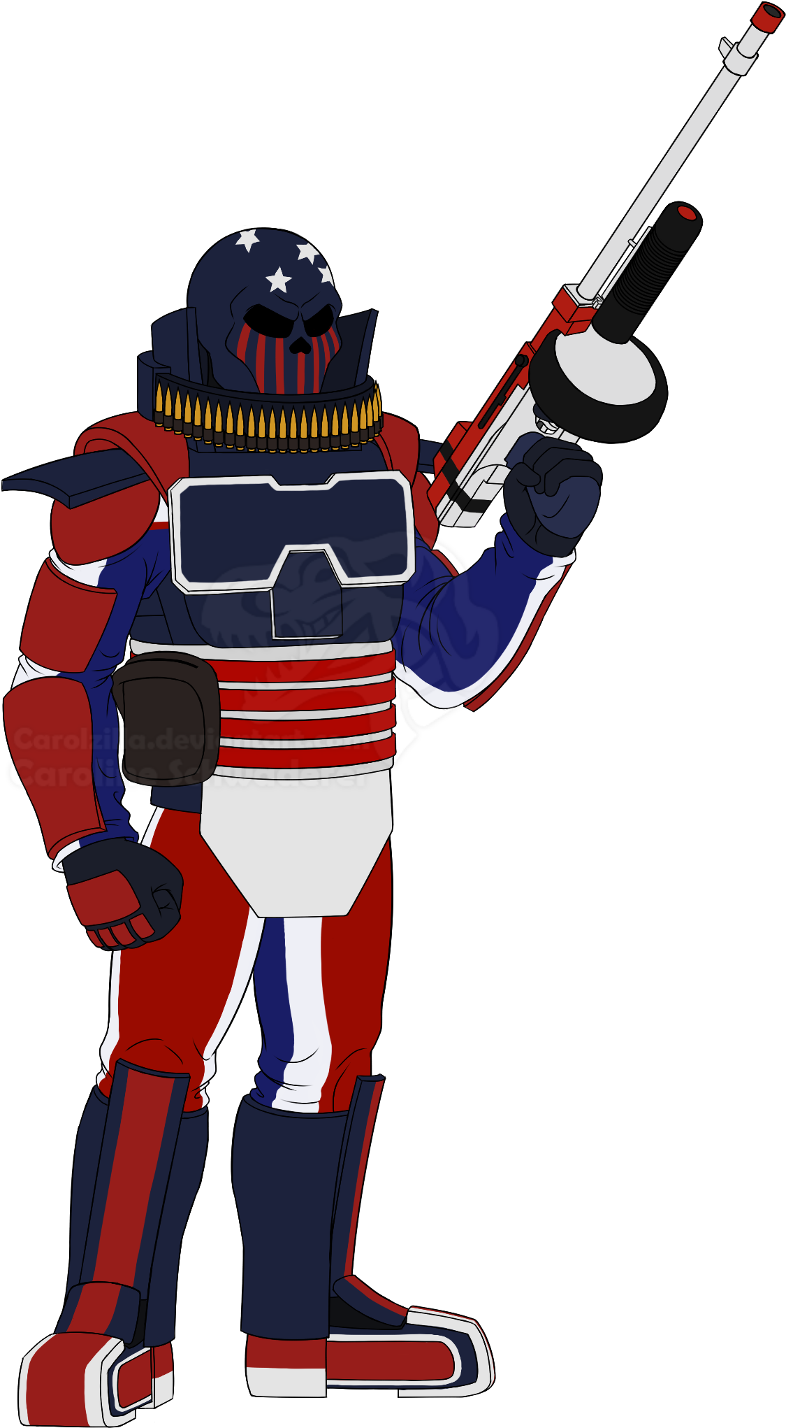 Patriot - Commission Clipart (1200x2100), Png Download