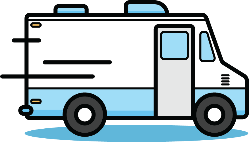 Status Truck V5 Clipart (891x513), Png Download