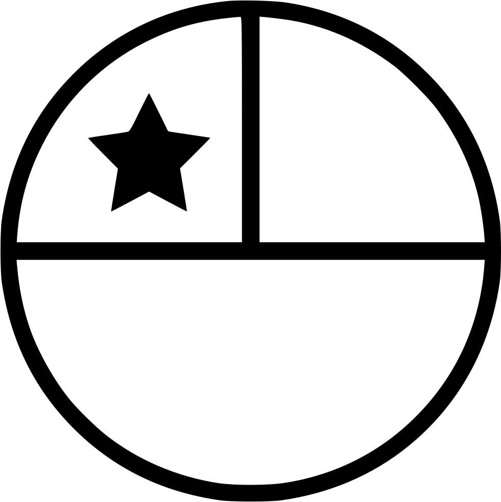 Country Flag Chile Comments Clipart (981x982), Png Download