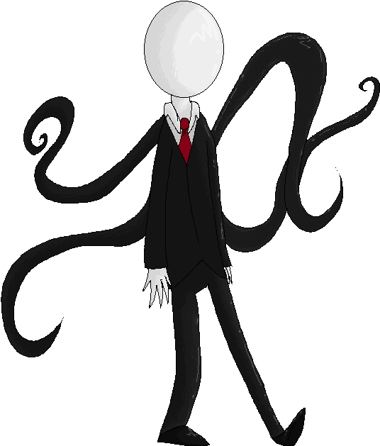 Slender Man Clipart Stender - Png Download (758x678), Png Download