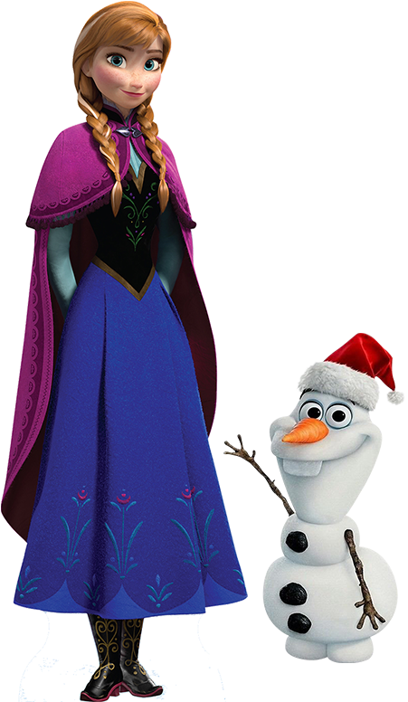 Frozen Anna Olaf Png Clipart (560x780), Png Download
