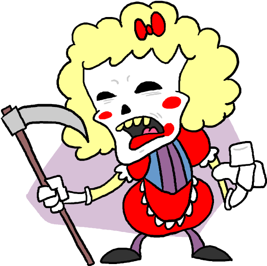 Fear The Mesopotamian Death God Rainbow The Clown Clipart (600x600), Png Download