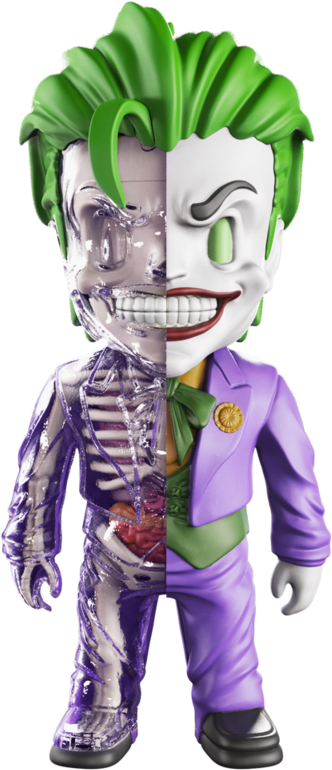 D Xxray Joker Clipart (800x800), Png Download