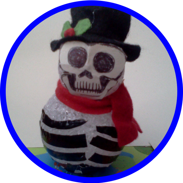 Creepy Christmas Decorations Clipart (600x600), Png Download