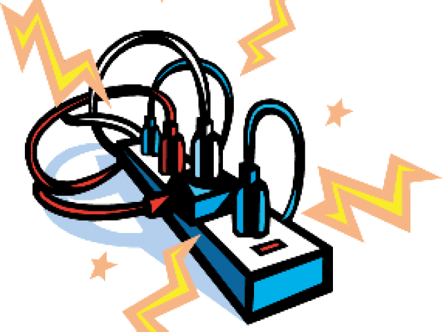 Plug Clipart Electricity Safety - Png Download (640x480), Png Download