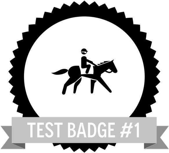 Badge Icon "jockey " Provided By Oscar Yanez, From Clipart (600x600), Png Download