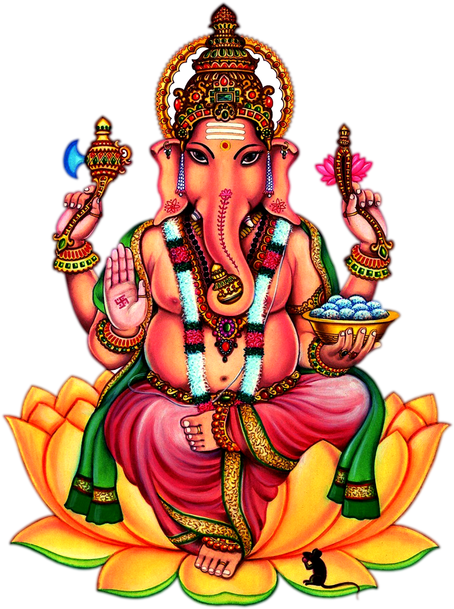 Lord Ganesh Png Clipart (1220x1249), Png Download