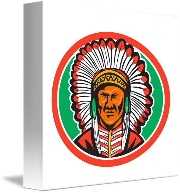 Indian Chief Headdress Clipart (606x650), Png Download