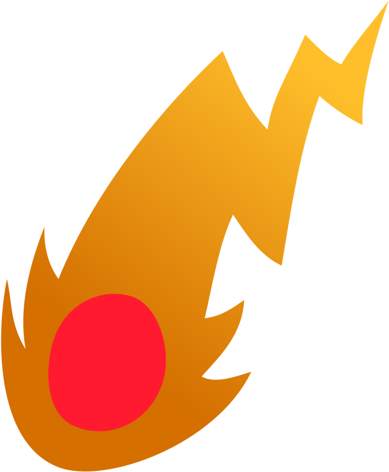 Fireball Cutie Mark Request By The Clipart (767x930), Png Download