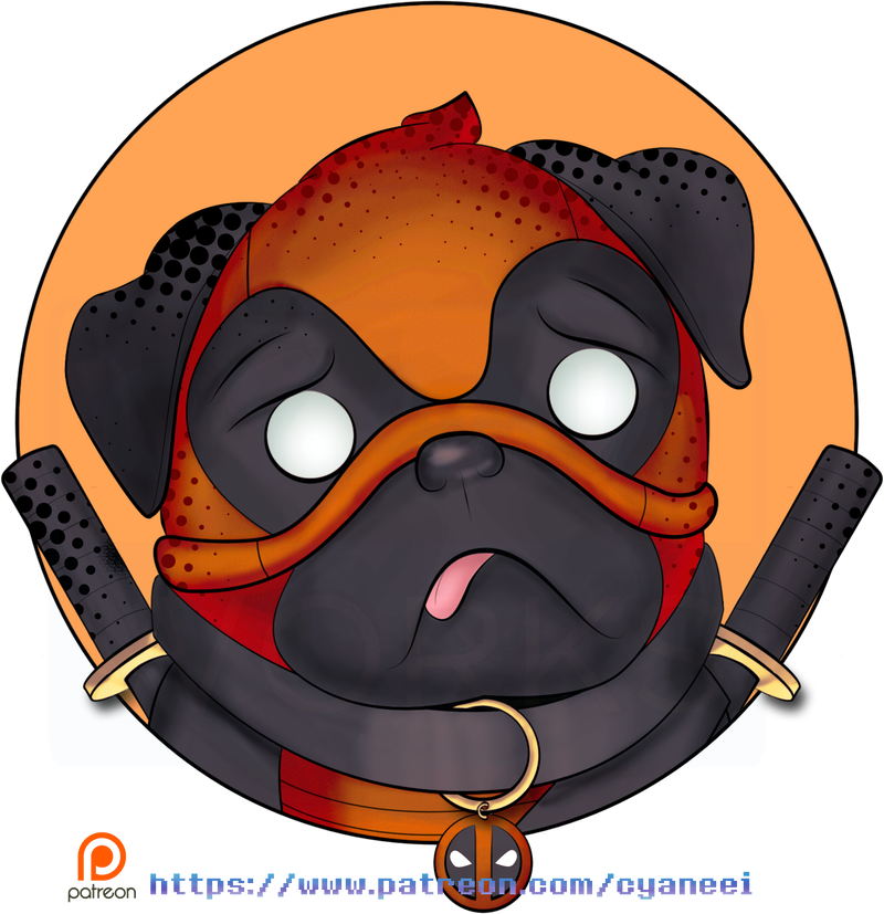 Pug Pool - Commission Clipart (800x827), Png Download