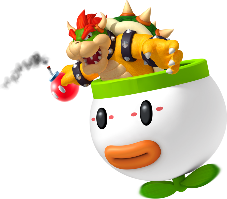 Bowser In Koopa Clown Car By Yoshigo99 Clipart (900x789), Png Download