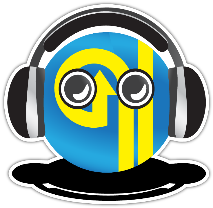 3″ Full Color Praise And Worship Head Sticker Clipart (864x864), Png Download