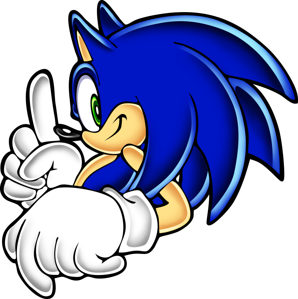 Sonic The Hedgehog Adventures Clipart (1014x1017), Png Download